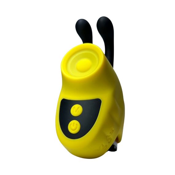 Вибратор на палец Passion Play в виде пчёлки, жёлтый, 12 режимов вибрации, 5.6 × 3.6 см sexstyle | Зображення 2