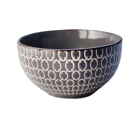 Салатник Losk Papercut Grey L0450-3B-012-B 13.5 см сірий