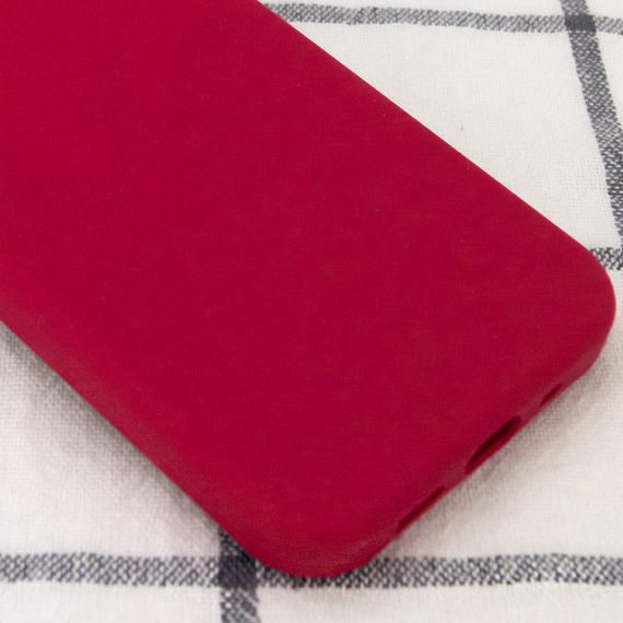 Чохол Silicone Case Full Protective (AA) NO LOGO для Apple iPhone 14 Pro Max (6.7") Червоний / Rose Red | Зображення 2