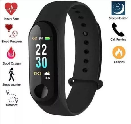 Фитнес-часы М3, смарт браслет smart watch, аналог mi band 3, треккер, сенсорные фитнес часы | Зображення 6