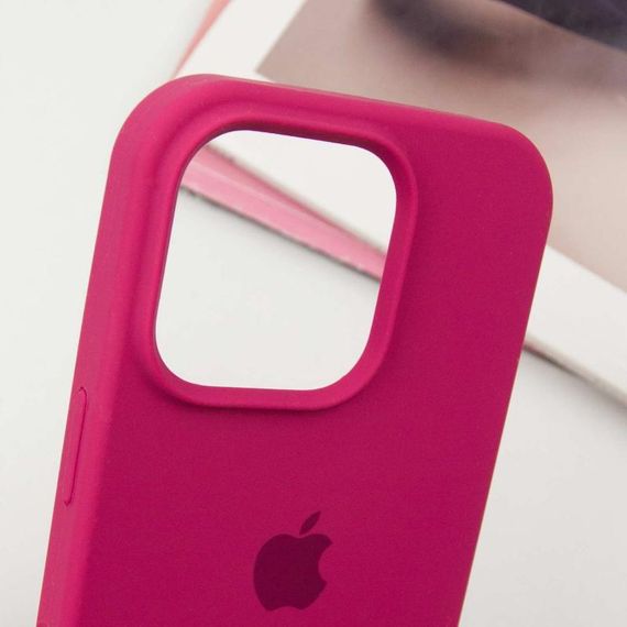 Чохол Silicone Case Full Protective (AA) для Apple iPhone 16 Pro Max (6.9") Червоний / Rose Red | Зображення 4