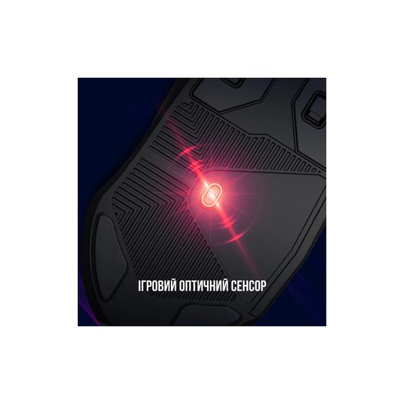 Мишка Lorgar Stricter 579 RGB USB Black (LRG-GMS579) | Зображення 5
