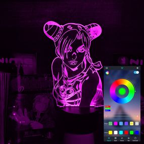 Акриловый светильник-ночник управление с телефона Джолин Куджо tty-n001779