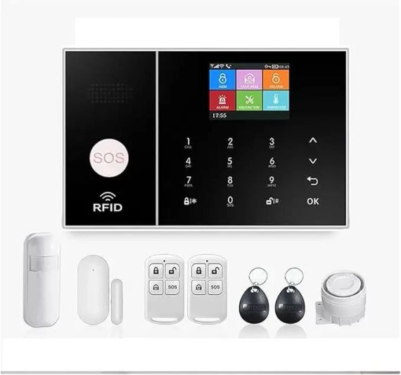 Система охоронної сигналізації для дому Intelligent Alarm WiFi 2G, Tuya Smart