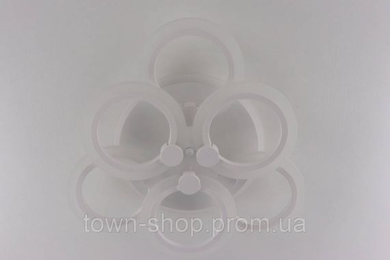 Люстра потолочная LED с пультом A2374/3+3S-RGB-wh Белый 11х47х47 см. | Зображення 7