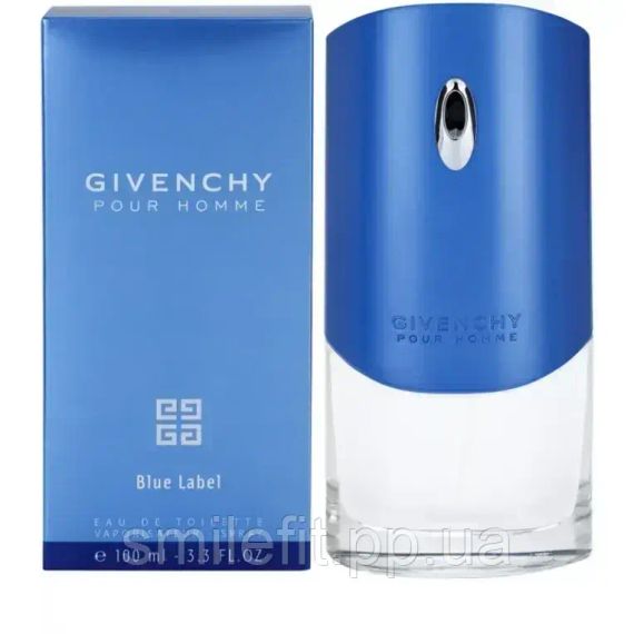 Чоловіча туалетна вода Givenchy Pour Homme Blue Label 100 мл з магнітною стрічкою