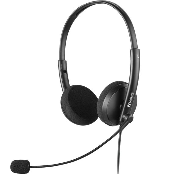 Гарнітура Sandberg MiniJack Office Headset, 3,5мм, Black | Зображення 2