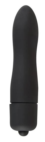 Мини-вибратор матовый черный Sex Aura | Зображення 2