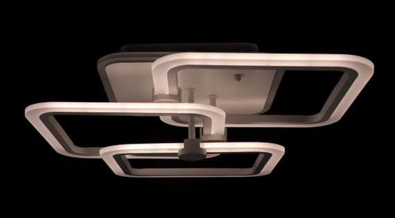 Люстра світлодіодна стельова LED світильник для квартири на стелю лед з пультом 25767 Білий 13х45х53 см. | Зображення 4