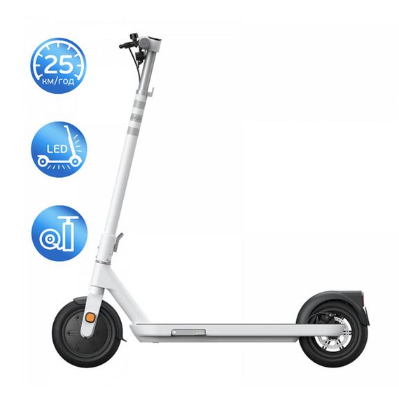 Електросамокат OKAI ES10-NEON Lite White 9", 300(600)W, 7.8Ah, 30km, 25km\h, 20%, NFC, App, 15kg | Зображення 3