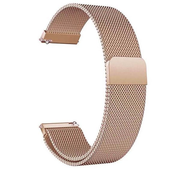Ремешок Milanese Loop для Smart Watch 22mm Rose Gold