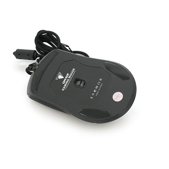 Миша провідна JEDEL GM109, 7 кнопок, 800/1600/2400/4800/6000/12400DPI, кабель 1,35 м. RGB підсвічування. Black. Box | Зображення 3