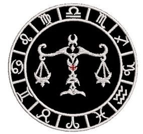 Шеврон знак зодиака ВЕСЫ