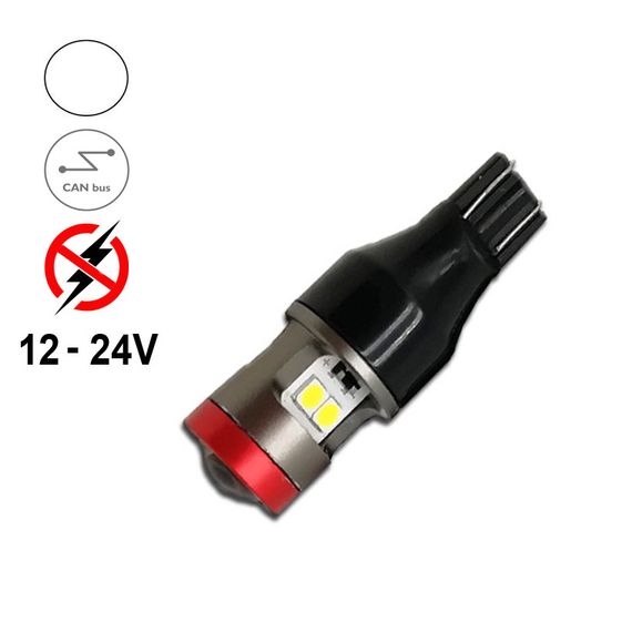 Автолампа Terra T10 / W5W, цоколь W2.1x9.5d, 3030х5smd, CunBas, драйвер, 12-24В | Зображення 1