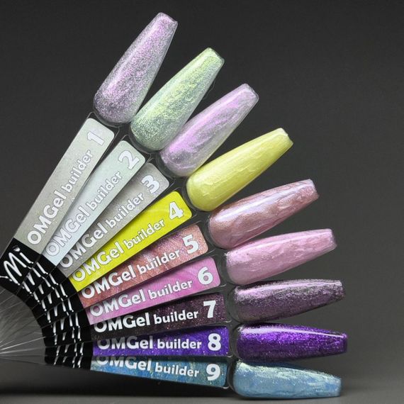 Наліпка на тіпсу (палітру) для гелю Mi OMGel №06 (9 x 55 мм) | Зображення 1