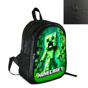 Рюкзак міський/шкільний 38×28см з принтом Minecraft Кріпер дитячий, підлітковий, спортивний (4191)