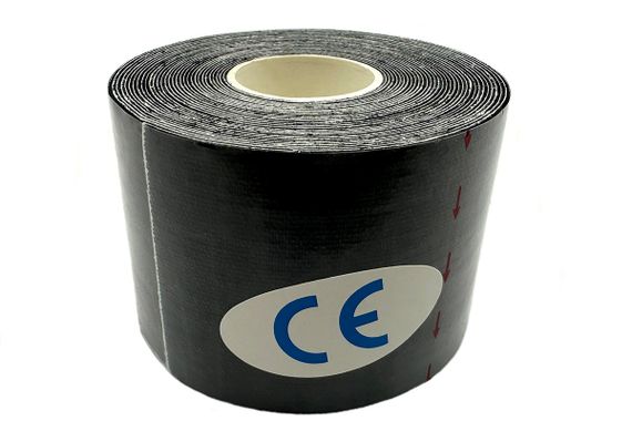 Кінезіо тейп EasyFit Kinesio чорний (EF-2080-BK) | Зображення 1
