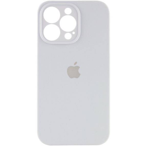 Чохол Silicone Case Full Camera Protective (AA) для Apple iPhone 13 Pro Max (6.7") Білий / White