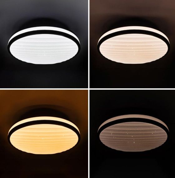 GRILL зоряне небо 72W 375*60мм 3000К- 6500К 5600Lm з пультом метал | Зображення 4