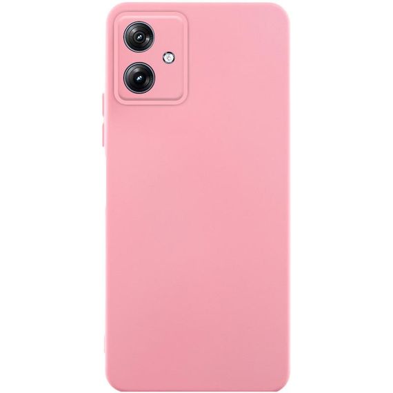 Чохол TPU GETMAN Liquid Silk Full Camera для Motorola Moto G54 Рожевий / Pink