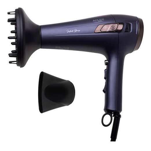Фен з втягуючим шнуром Adler AD 2273 2400Вт | Зображення 1
