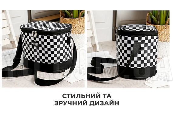Термосумка для транспортировки холодных и горячих продуктов, напитков GP 4338 сумка-холодильник 13 л | Зображення 2
