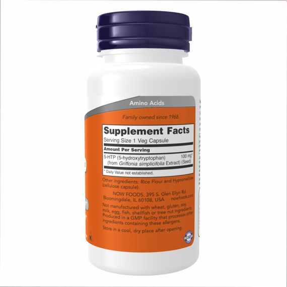 5-HTP 100mg - 60 vcaps | Зображення 1