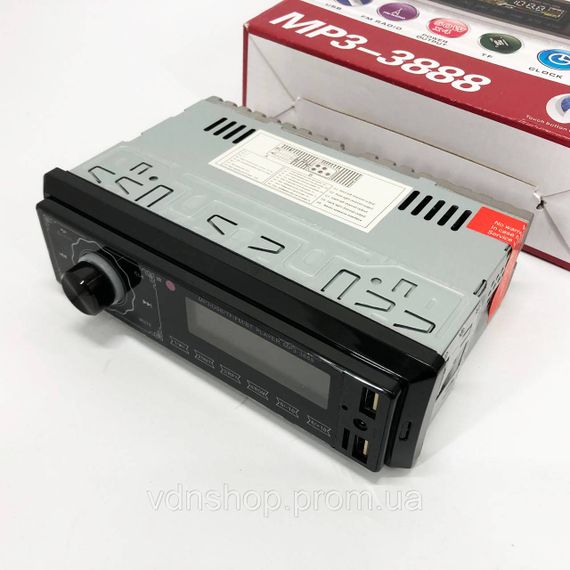 Магнітола в машину з флешкою MP3 3888 ISO 1DIN FM, Автомагнітола в штат пристрій магнітола DU-36 | Зображення 6