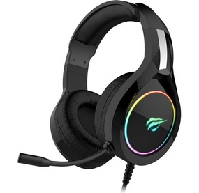 Навушники Havit HV-H2232d з мікрофоном AUX чорний