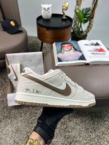 Чоловічі кросівки SB Dunk Low SE “85 Double Swoosh Beige Brown , В'єтнам A4262 44 28 - 28,5 см