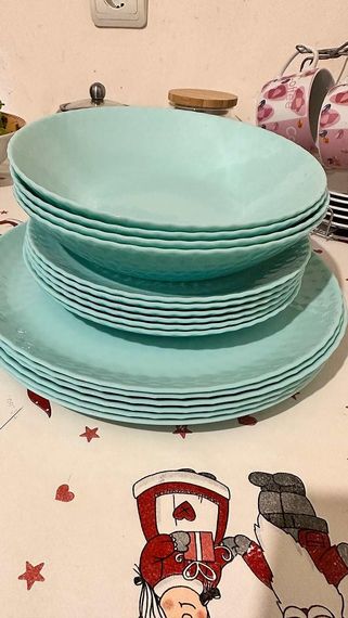 Столовий сервіз Luminarc Pampille Turquoise Q6154, 18 предметів, на 6 персон | Зображення 9