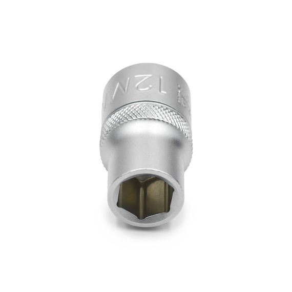 Головка торцева шестигранна, 1/2IN, коротка, SW12, RED STRIPE | Зображення 1