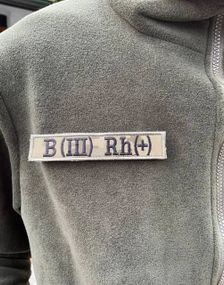 Нашивка група крові (В(III) Rh+) піксель