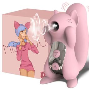 Вибратор белочка с вакуумной стимуляцией (20 режимов)