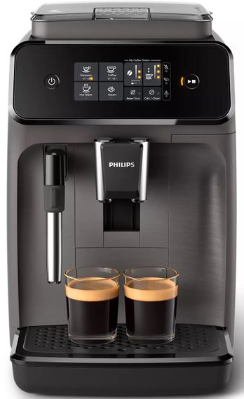 Кавомашина Philips Series 1200, 1.8л, зерно, ручний капуч, авторецептів -2, чорний (EP1224/00) | Зображення 3