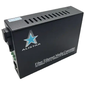 ALISTAR X3S 100M 10/100BASE-T RJ-45 - 100BASE-FX 1SM WDM SC 20KM TX1310/RX1550nm LFP Медіаконвертор