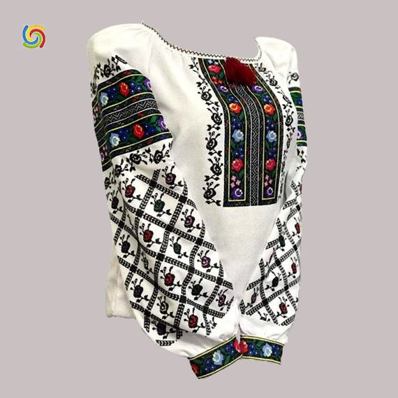 Рубашка Украинская вышиванка  44429059 цвет белый размер L/XL