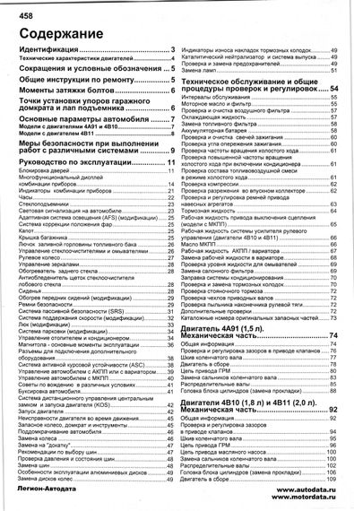 Mitsubishi Lancer. Посібник з ремонту й експлуатації. Книга | Зображення 5