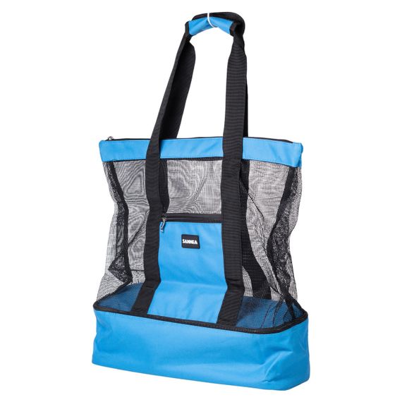 Пляжна сумка холодильник, термосумка на 2 відділення для природи та пікніка 47×15×48 (см) Блакитний HP-14-25BL | Зображення 5