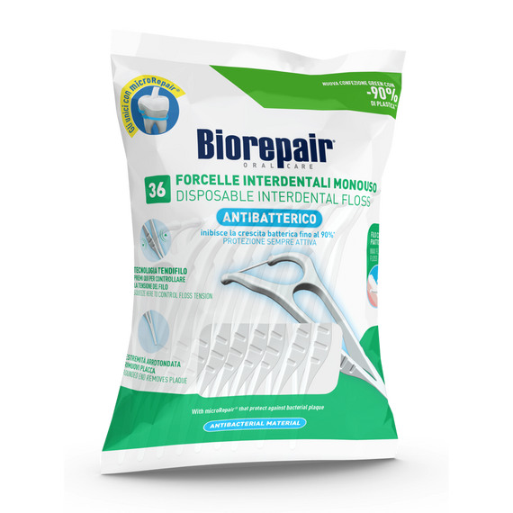 Флоcер Biorepair з тримачем насичений гідроксиапатитом, 36 шт