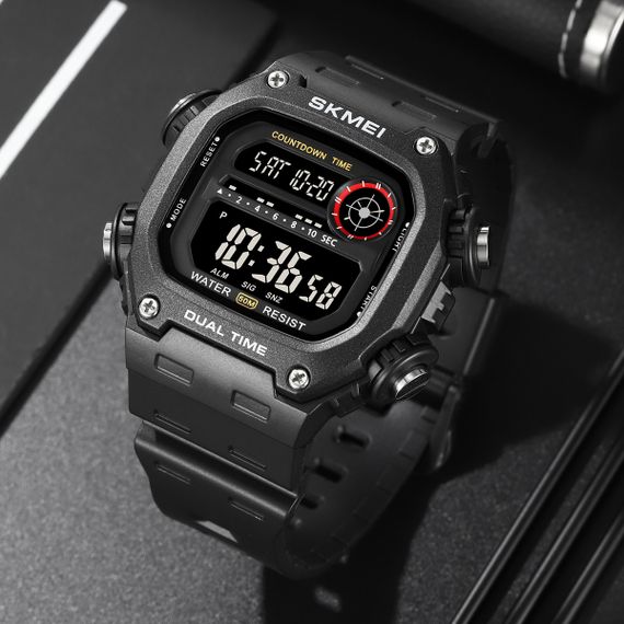 Спортивний чоловічий годинник Skmei 2126BKBK Black-Black | Зображення 4