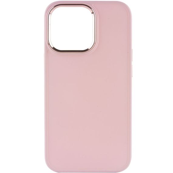 TPU чохол Bonbon Metal Style для Apple iPhone 13 Pro (6.1") Силікон, Рожевий/Light pink | Зображення 1