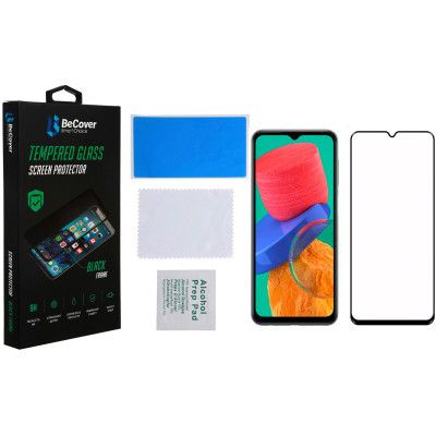 Стекло защитное BeCover Samsung Galaxy M33 SM-M336 Black (707356) | Зображення 1