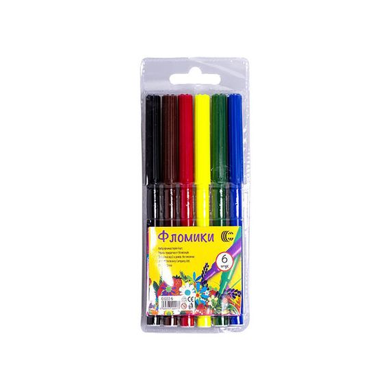 Дитячі Фломастери "Фломіки" COLOR-IT CR550-6 6 кольорів | Зображення 3