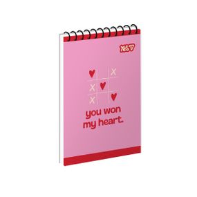 Зошит для записів А7 YES With Love 152550 80 аркушів