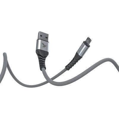 Дата кабель USB 2.0 AM to Micro 5P 1.0m Flex Gray Pixus (4897058531145) | Зображення 3