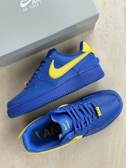 Кросівки Air Force 1 Low x AMBUSH Blue Yellow / аir форсе весна / літо / осінь 0249 39 25 | Зображення 6
