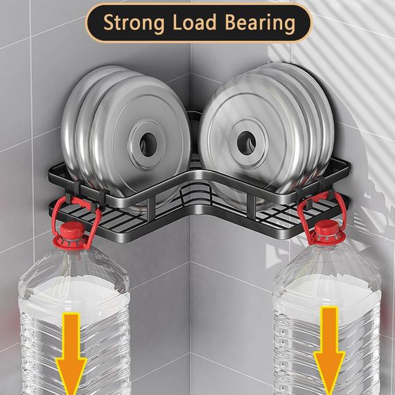 Кутові полиці для ванної Corner Shower Caddy ∙ Компактне та зручне зберігання аксесуарів Corner Shower Caddy | Зображення 2
