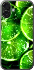 Чохол на iPhone 16 Plus Зелені часточки лимона "852u-3714-2448"