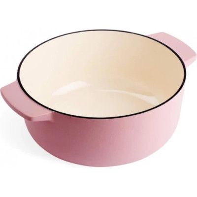 Каструля KitchenAid чавунна з кришкою 5,2 л Суха троянда (CC007431-001) | Зображення 3